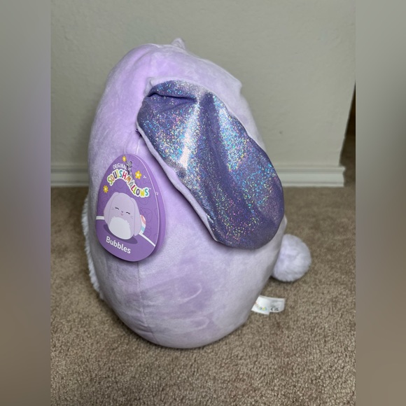 New 12” Bubbles the Bunny Squishmallows - Picture 6 of 12